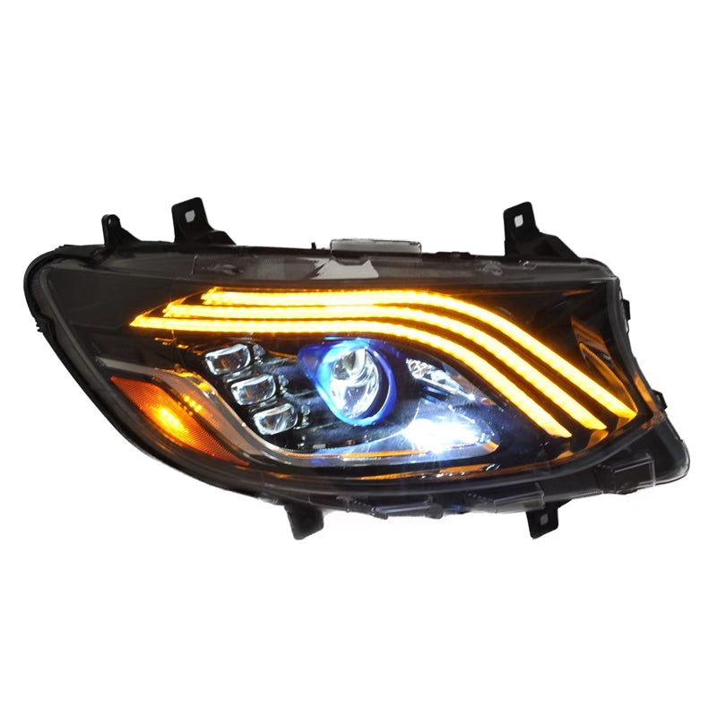 Maybach style projector lens LED headlights for Mercedes-Benz Sprinter 907 910