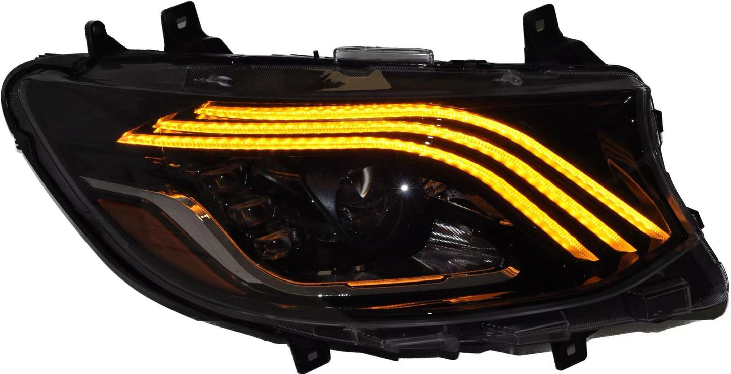 Maybach style projector lens LED headlights for Mercedes-Benz Sprinter 907 910