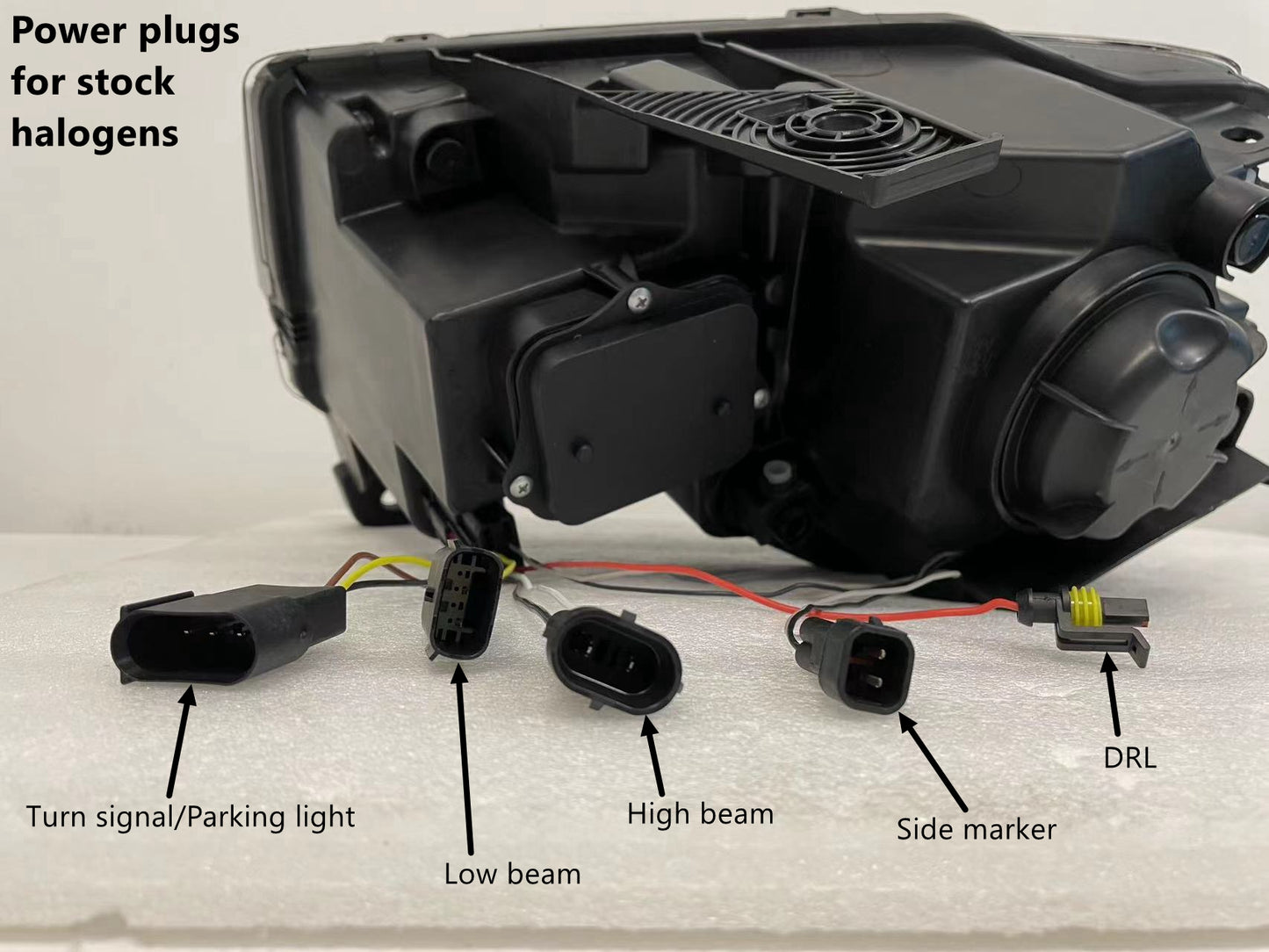 Projector LED headlights for 2014-2021 Jeep Grand Cherokee WK2