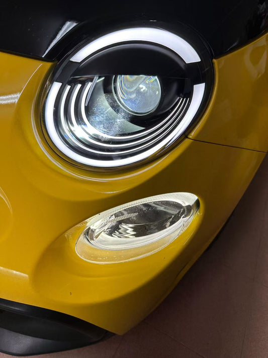 One set of LED headlights for 2012-2019 Fiat 500 500e Abarth North America version