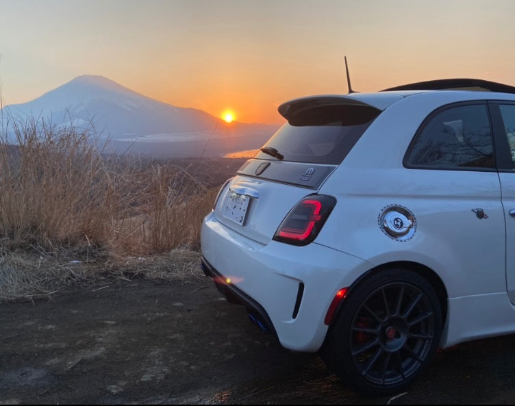 One set of LED tail lights for 2012-2019 Fiat 500 Abarth North America version
