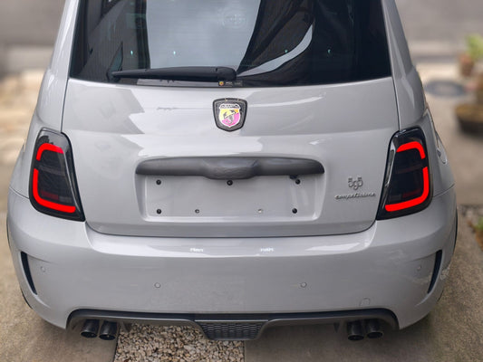 One set of LED tail lights for 2012-2019 Fiat 500 Abarth North America version