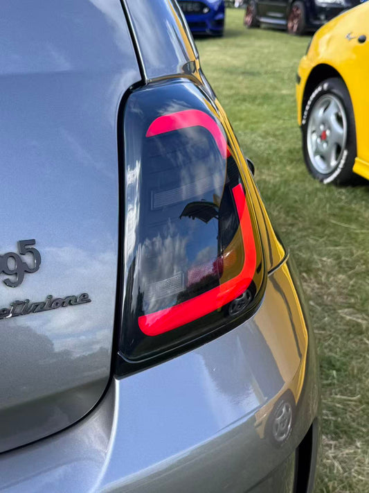 One set of LED tail lights for 2012-2019 Fiat 500 Abarth North America version