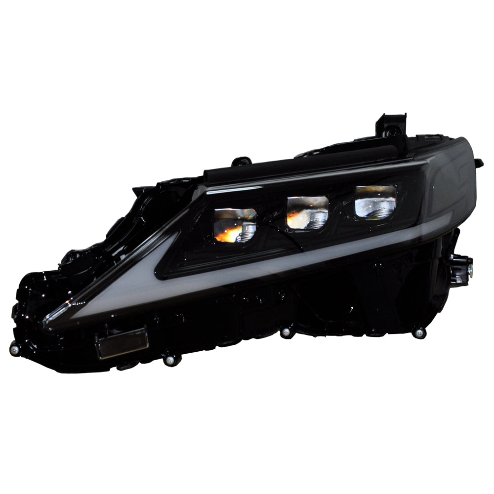 1 set of black LED headlights for 2018 Toyota Camry