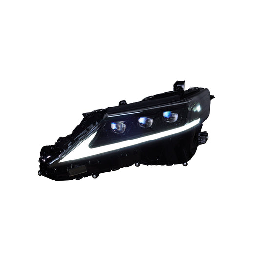 1 set of black LED headlights for 2018 Toyota Camry