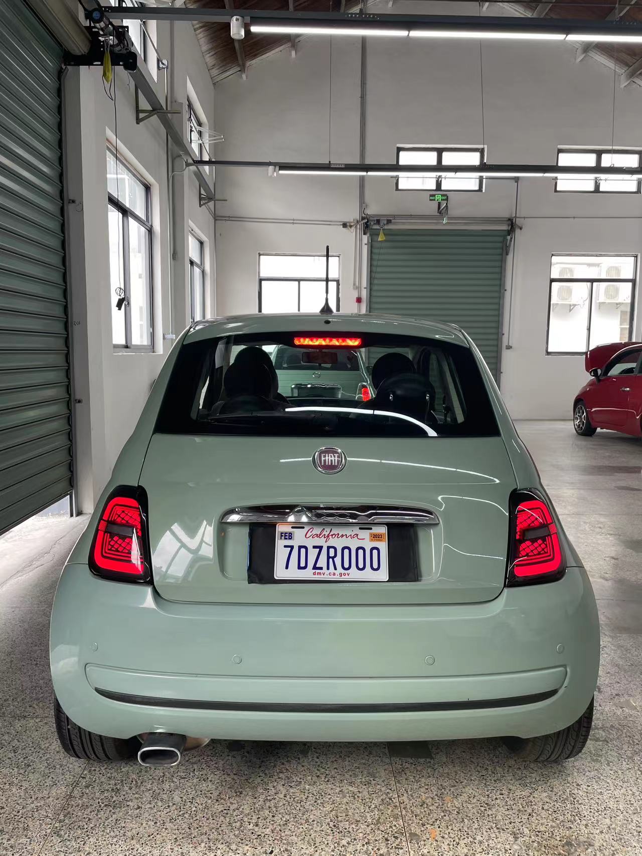 One set of LED tail lights for 2012-2019 Fiat 500 Abarth North America version