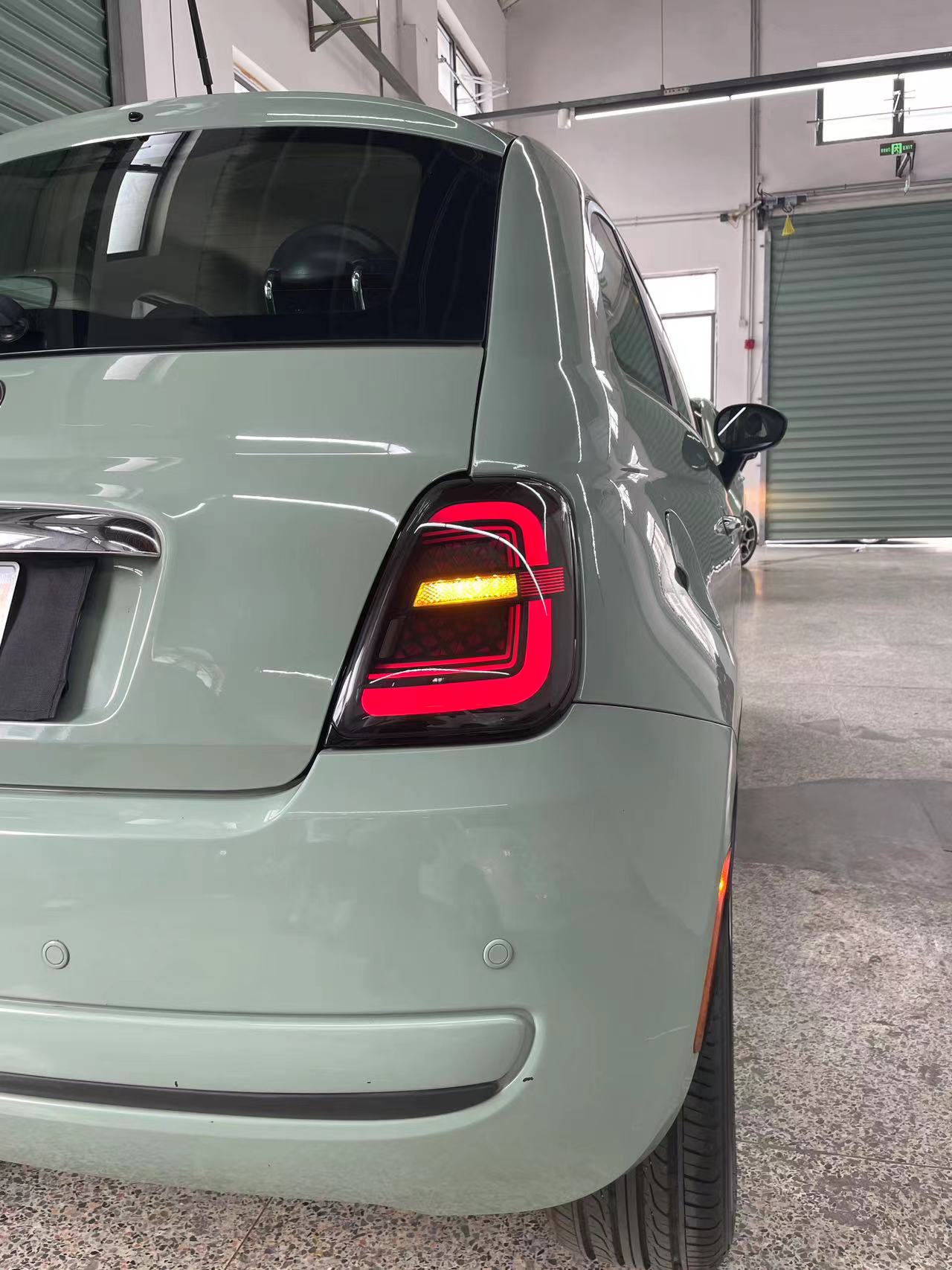 One set of LED tail lights for 2012-2019 Fiat 500 Abarth North America version