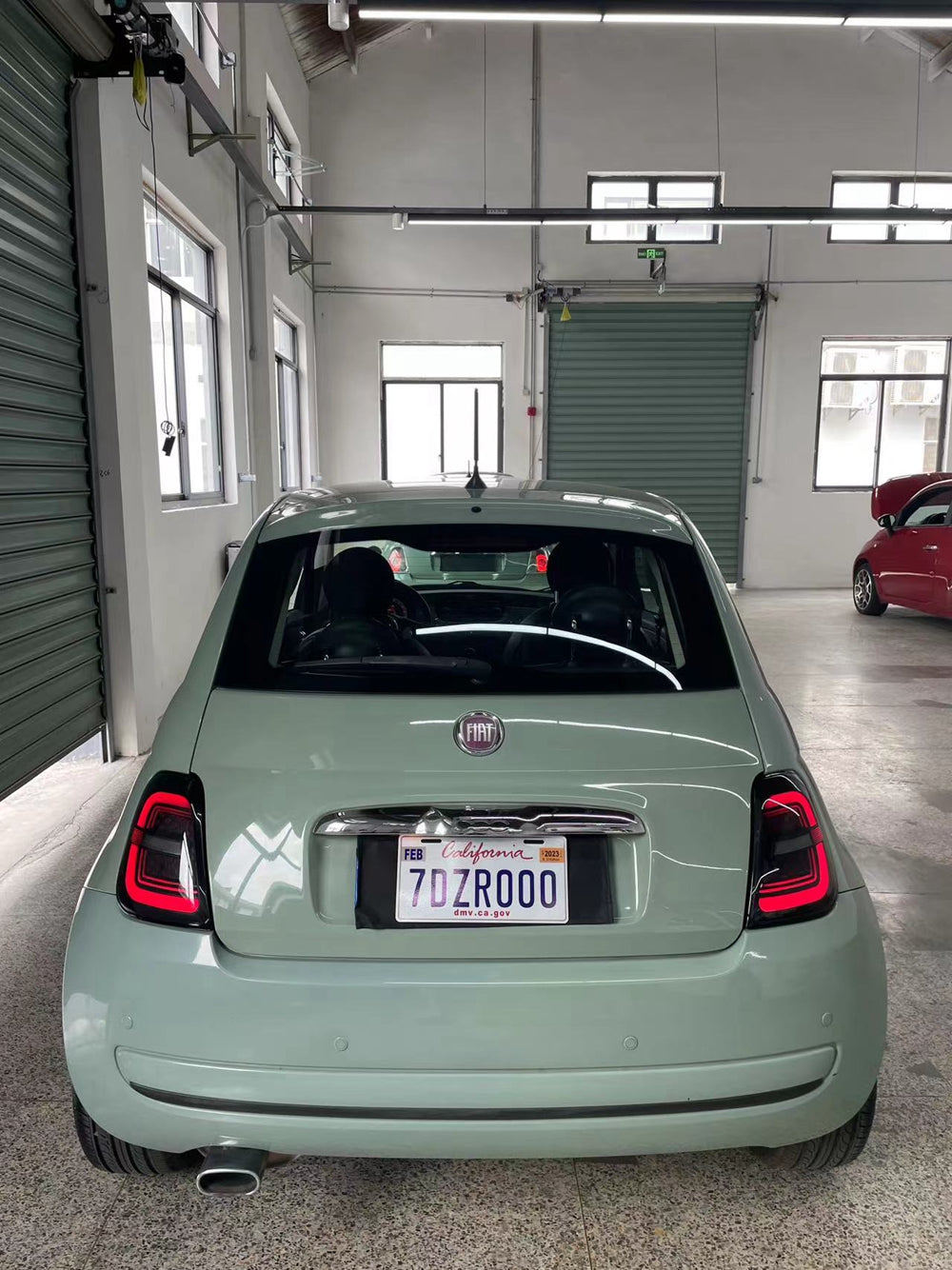 One set of LED tail lights for 2012-2019 Fiat 500 Abarth North America version