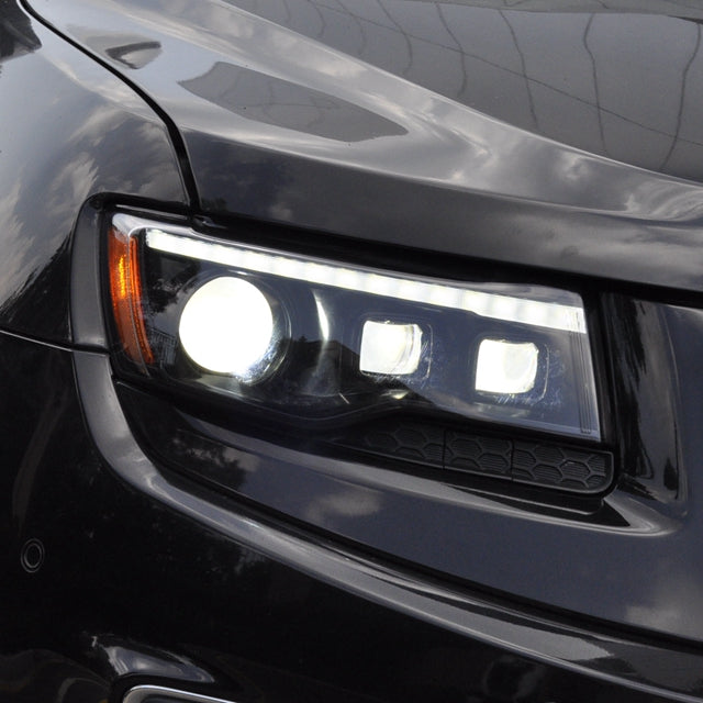 Projector LED headlights for 2014-2021 Jeep Grand Cherokee WK2