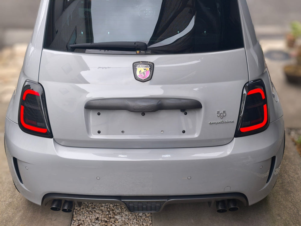 One set of LED tail lights for 2012-2019 Fiat 500 Abarth North America version
