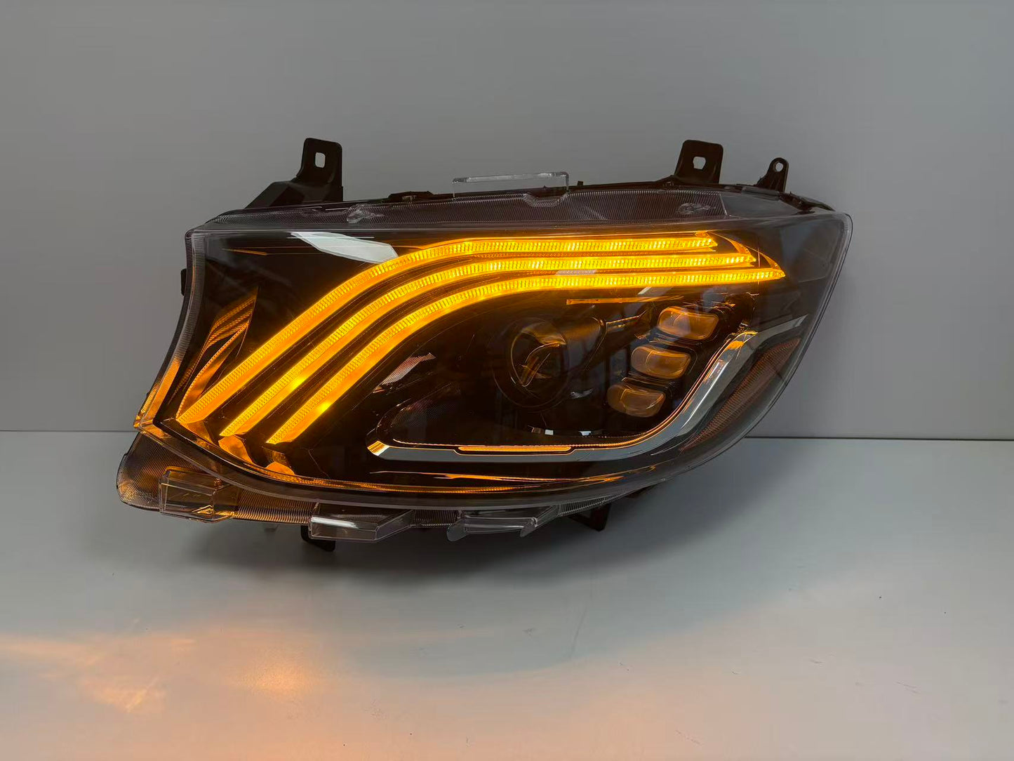 V2 Maybach style projector lens LED headlights for Mercedes-Benz Sprinter 907 910