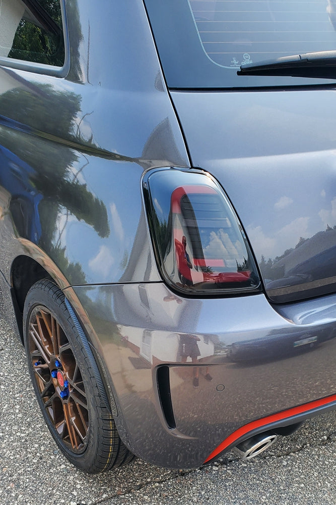 One set of LED tail lights for 2012-2019 Fiat 500 Abarth North America version