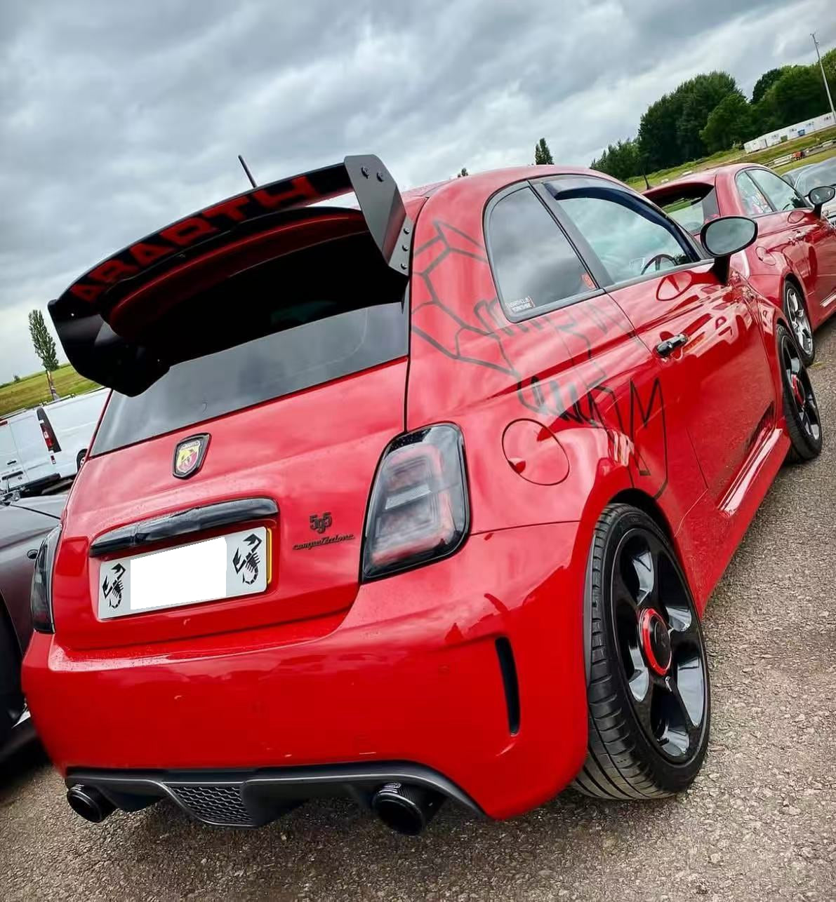 One set of LED tail lights for 2012-2019 Fiat 500 Abarth North America version