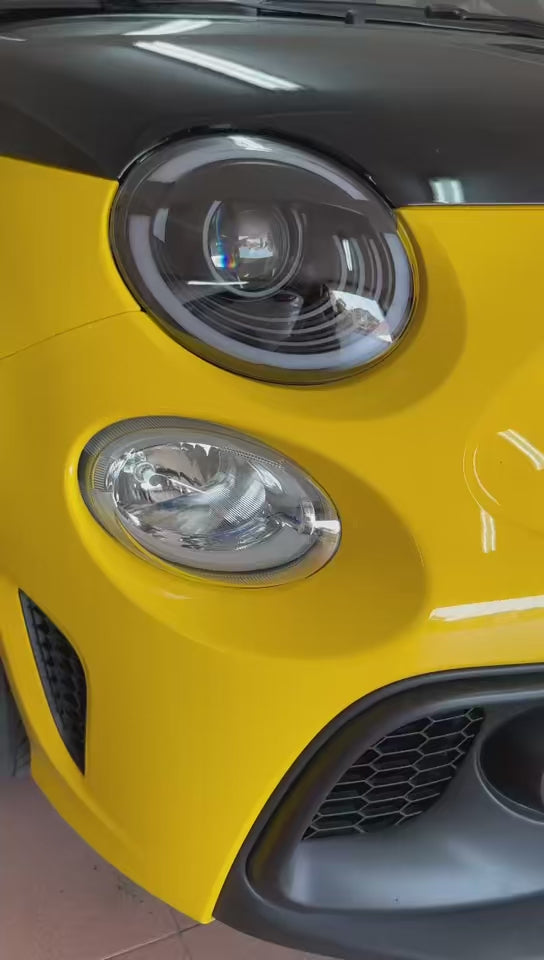 One set of LED headlights for 2012-2019 Fiat 500 500e Abarth North